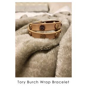 Tory Burch Leather Wrap Bracelet